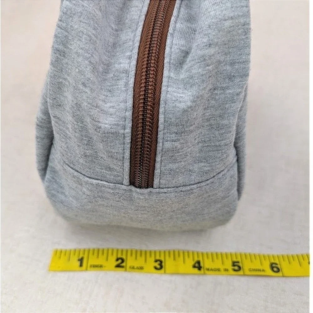Totoro Pouch Lunch Bag Gray Fabric‎ Mini Size Travel